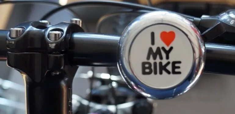 Sonnette ' I love my bike '