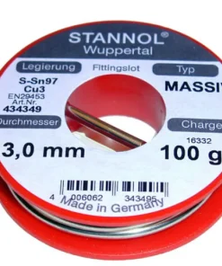 Soudure d'étain Ø 3 mm 100 g