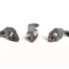 Souris en fourrure blanc 5 cm 3 pièces