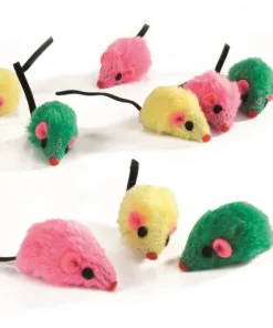Souris en peluche colori 5 cm