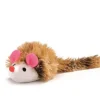 Souris poil long peluche