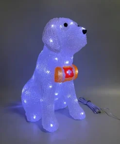 St Bernard LED acrylic 38 cm
