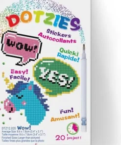 Stickerset Dotzies 3Pc Wow