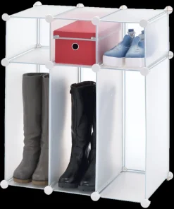 Storage reck blanc 6 cubes