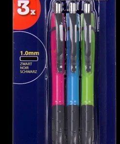 Stylo bleu 3 pièces