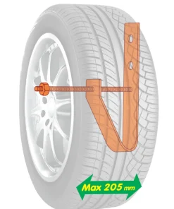 Support Porte-Roues Mural