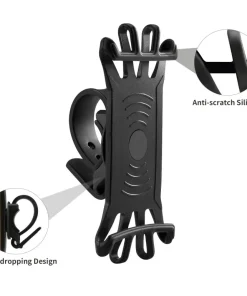 Support pour smartphone en silicone