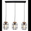 Suspension alligné Gwen 3x E27