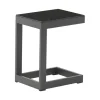 Table d'appoint carrée Jamina - 30x40xH50cm - Aluminium - Anthracite