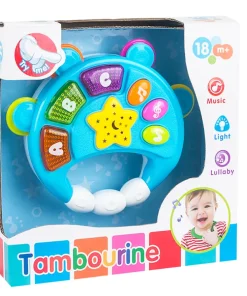 Tambourin avec lumière & musique