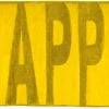 Tapis bain memory foam mustard yellow