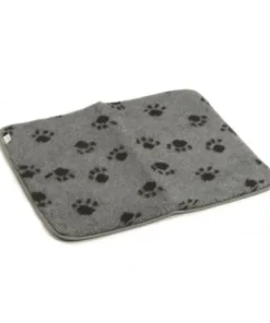Tapis cage métal patte gris 63 x 55 cm