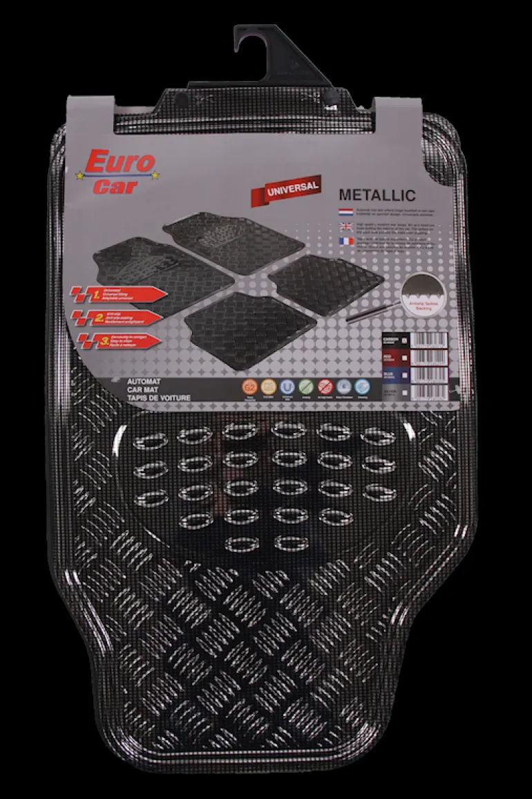Tapis voiture Metallic Carbon