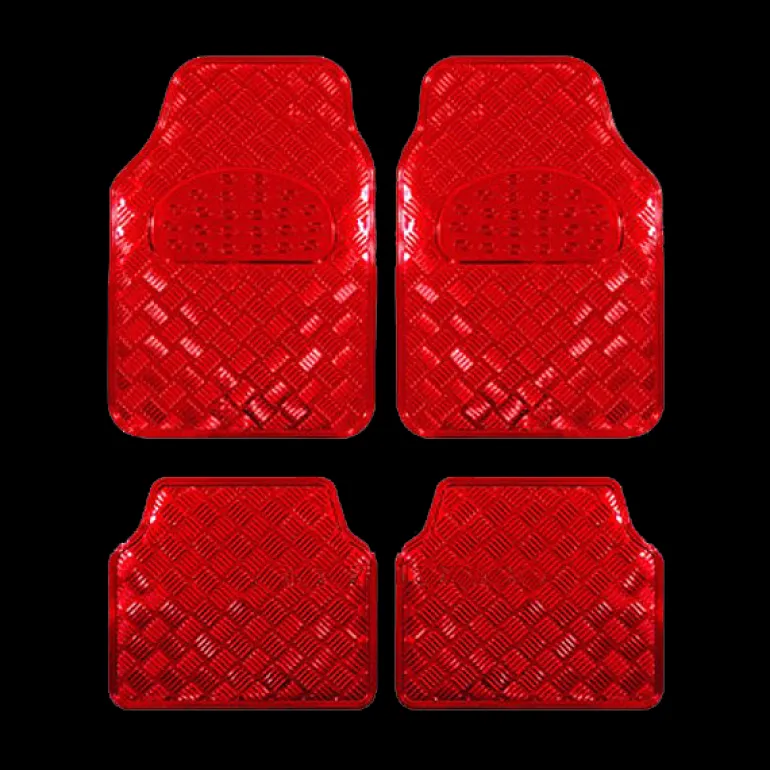 Tapis voiture Metallic Rouge