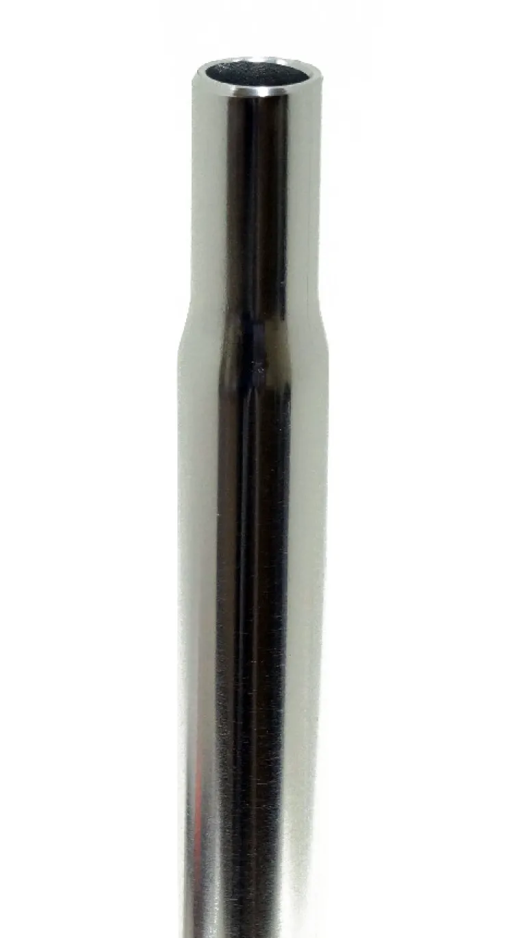 Tige de selle alu argent sans tête Dia.27,2 mm / Ext.350 mm