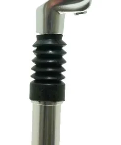 Tige de selle alu suspendue argent avec tête Dia.27,2 mm / Ext.350 mm