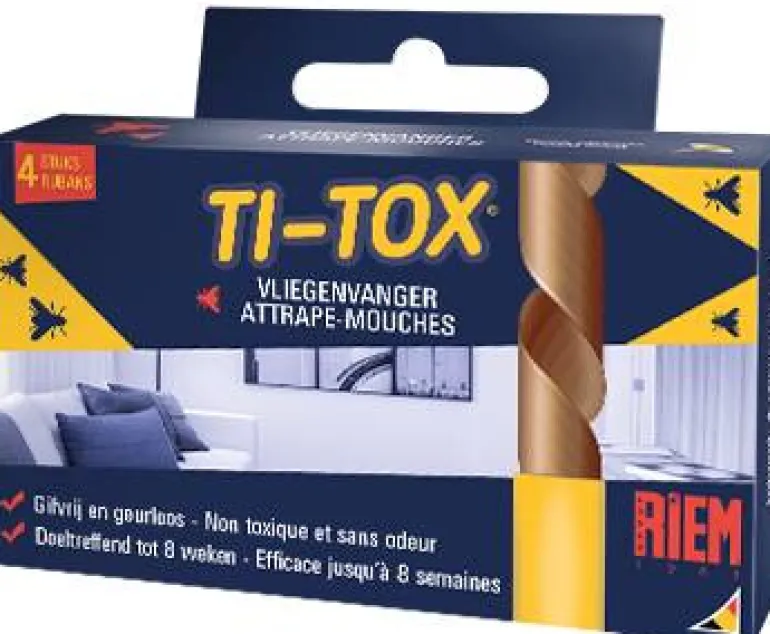 Ti-Tox attrape mouches - 4 pièces