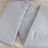 Tour de lit Chambray gris