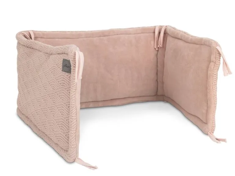 Tour de lit/Parc River Knit Pale Pink