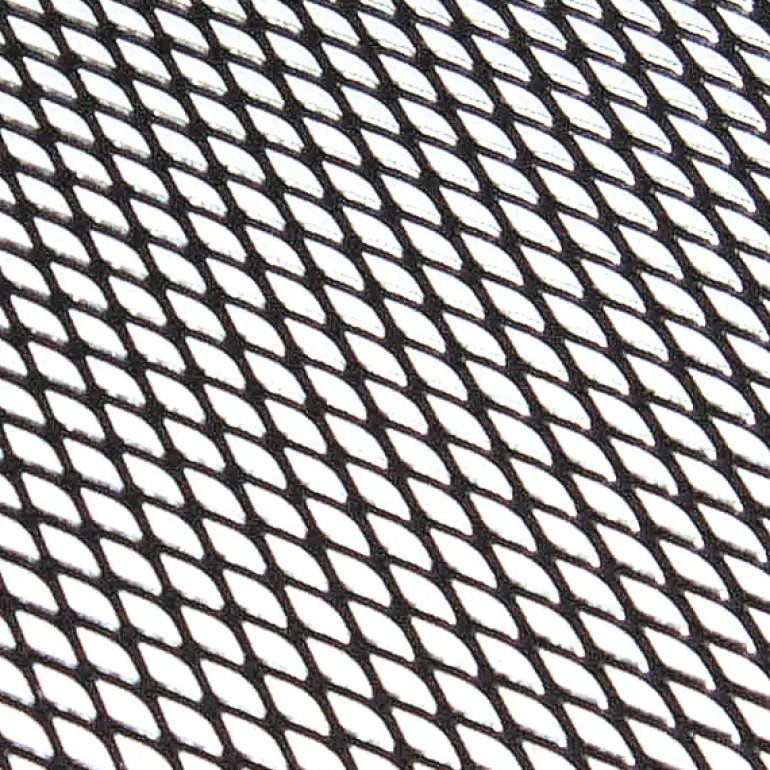 Treillis de grille aluminium noir 30 x 90 cm