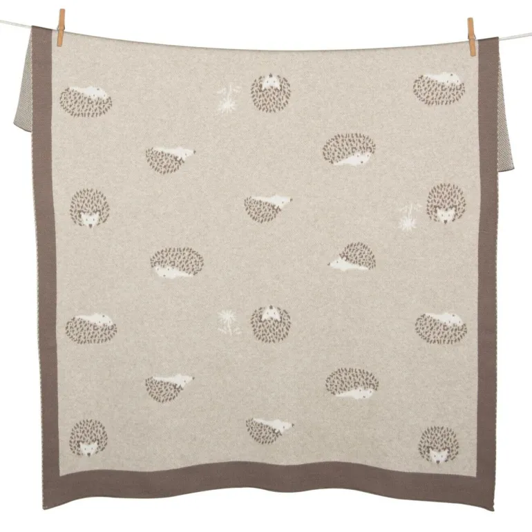 Tricot Couverture 65x80cm Herisson