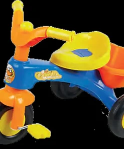 Trike jaune avec container