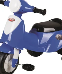 Trike scooter bleu