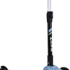 Tri-Scoot Pastel Blue Lights - Trottinette 3 roues - Roues lumineuses - Pliable - Bleu