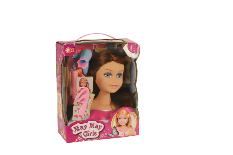 Tête coiffure brun