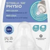 Tétine Phystiologiques Anti-Coliques silicone 2M+ x2