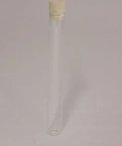 Tube en verre avec bouchon 20 cm 8 pièces