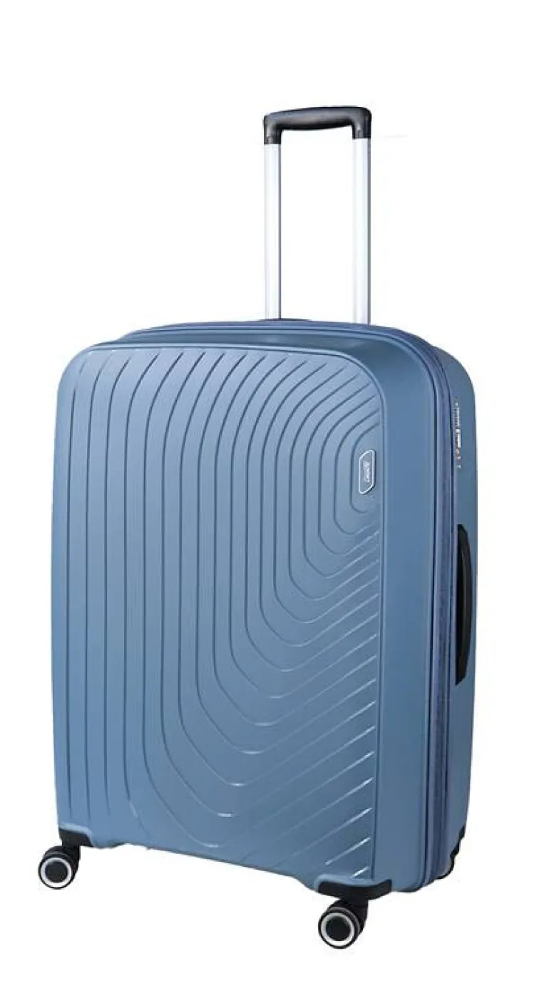 Valise rigide à roulettes 90L Bleu - 70 cm
