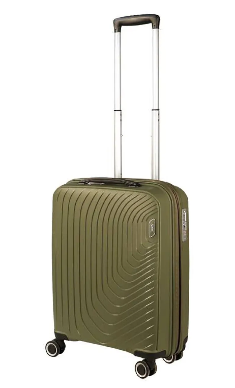 Valise rigide à roulettes 90L Vert - 70 cm