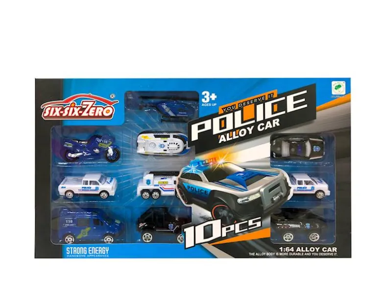 Véhicules de police 10 pièces