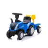 Voiture de promenade tracteur bleu