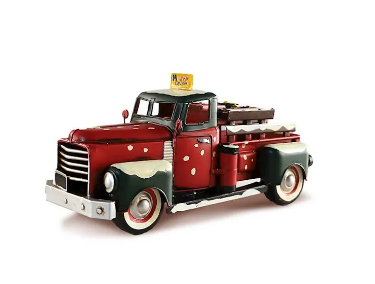 Voiture Rouge/Vert Métal