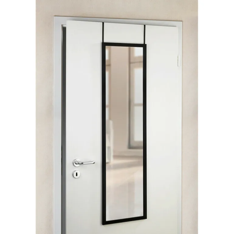Wenko Arcadia Miroir de porte 120x30 cm - Noir
