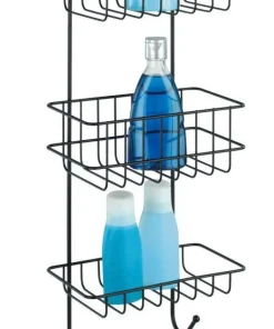 Wenko Revigo étagère de douche 3 couches suspendable - noir