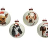 1X boule Noël Chien 8 cm