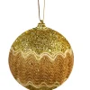 3x boule noël strass M champagn