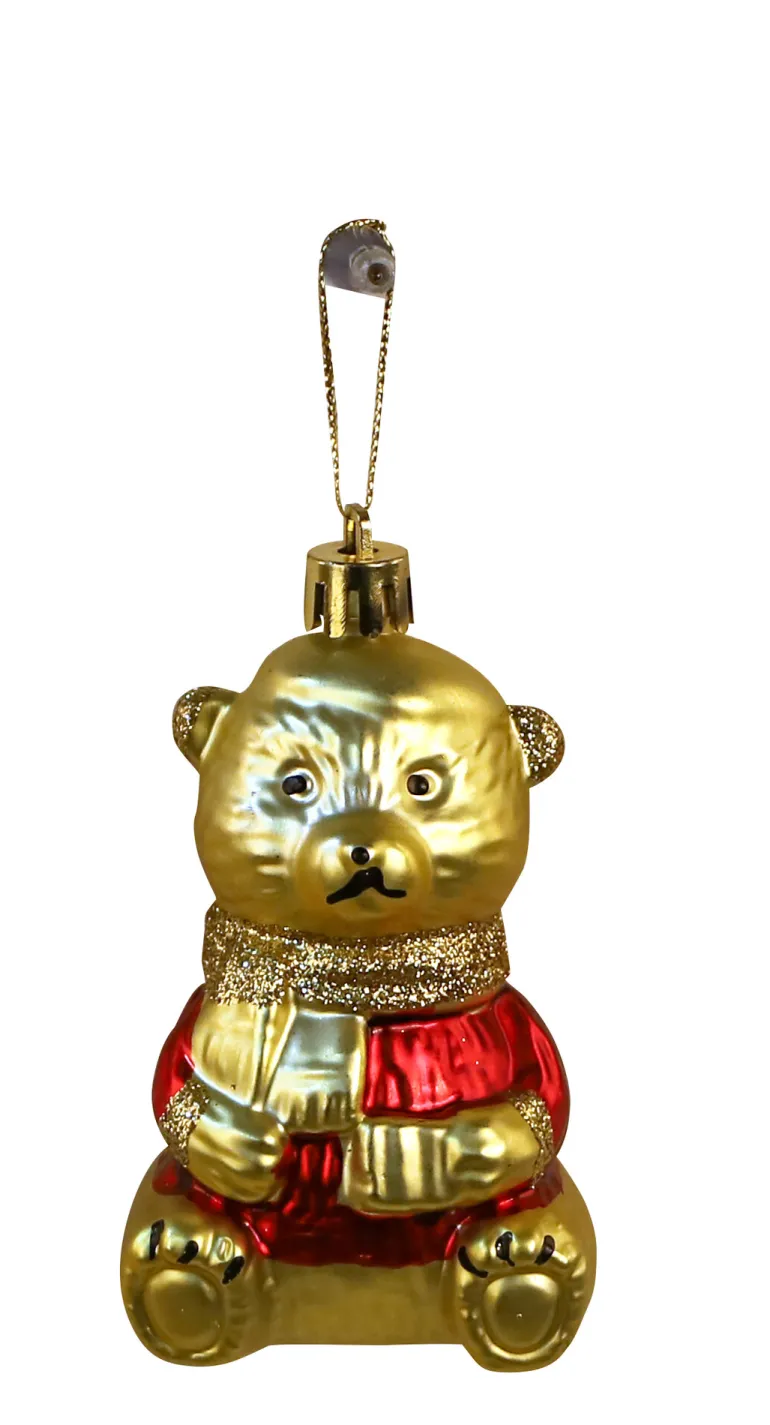 3x ornement noël ours